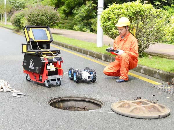 隆安管道机器人检测